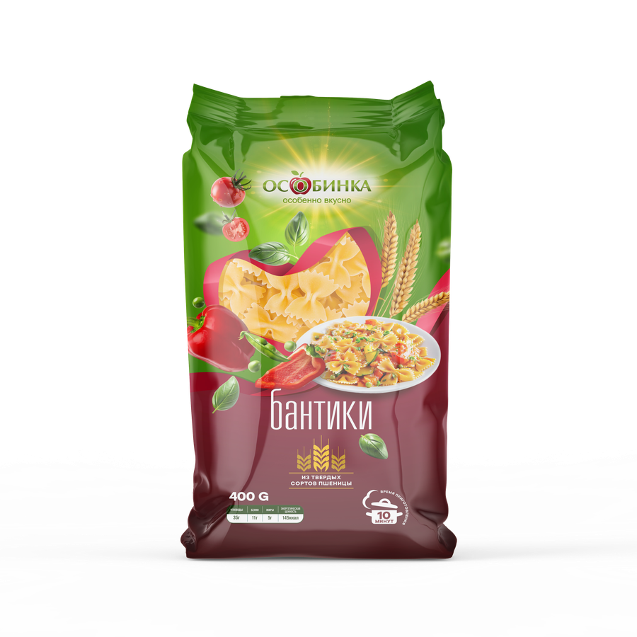 Макаронные изделия бантики